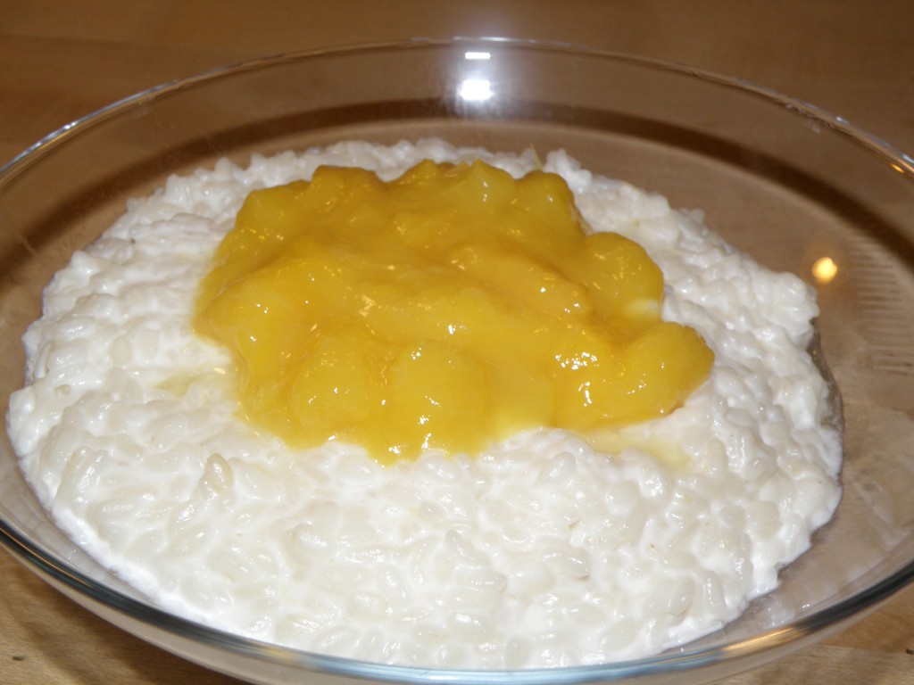 Kokosmilchreis mit Mango